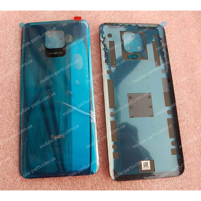 Задняя стеклянная крышка для Xiaomi Redmi Note 9 Pro, Redmi Note 9S Blue оригинал