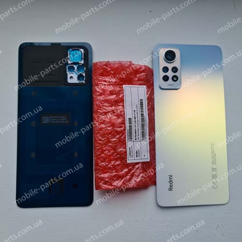 Оригінальна скляна кришка зі склом камери для Xiaomi Redmi Note 12 Pro 4G ‎2209116AG Polar White