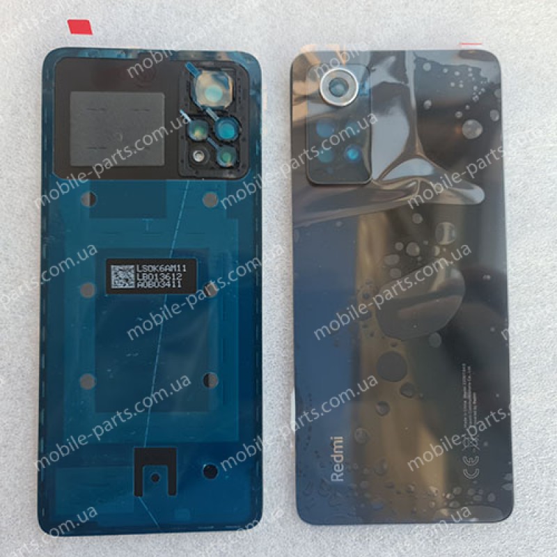 Оригінальна скляна кришка зі склом камери для Xiaomi Redmi Note 12 Pro 4G ‎2209116AG Graphite Gray