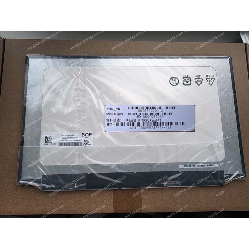 Дисплей (матриця) 15,6" BOE NT156FHM-N61 для ноутбука Xiaomi Redmi Book 15 XMA2101-BN оригінал (Service Pack)