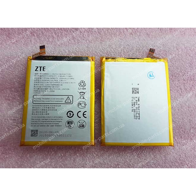 Оригинальный аккумулятор Li3931T44P8h806139 3200 мАч для ZTE Blade V10, Blade V10 Vita, Blade A5 2020, Blade V9