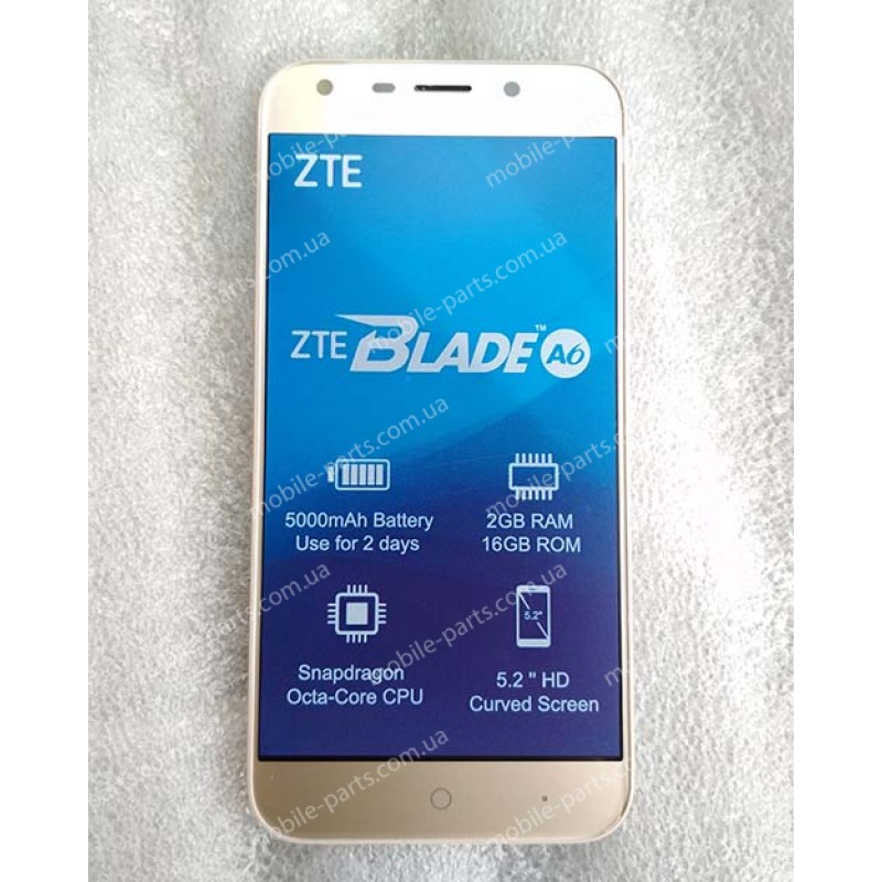  Дисплей в сборе с сенсором для ZTE Blade A6/A6 Lite Gold оригинальный