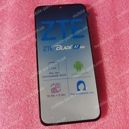 Оригинальный дисплей 6,08" IPS в сборе с рамкой и сенсором для ZTE Blade A7 2019 Black (сервисный)